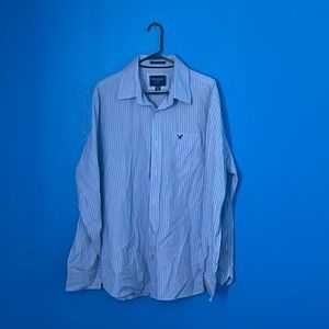 American Eagle Outfitters Light Blue Dress Shirt. $40, never worn.